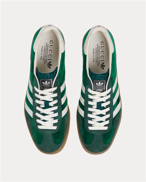 adidas gucci gazelle green|adidas gazelle green men's.